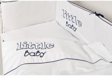 Постільний комплект 6 ел Twins Little Baby 4042-TLB-09 white / blue